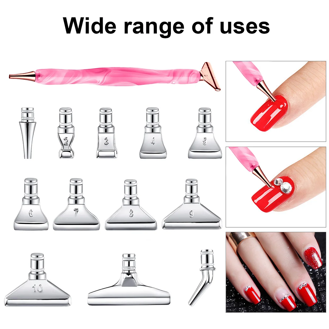 13pcs 5D Resin Diamond Painting Pen Nib DIY Craft Point Drill Pen