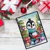 Weihnachtspinguin - 5d DIY Basteln Notizbuch