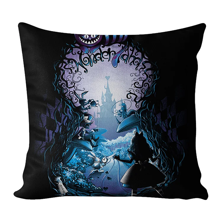 Pillow - Silhouette - Alice In Wonderland 11CT 50*50CM