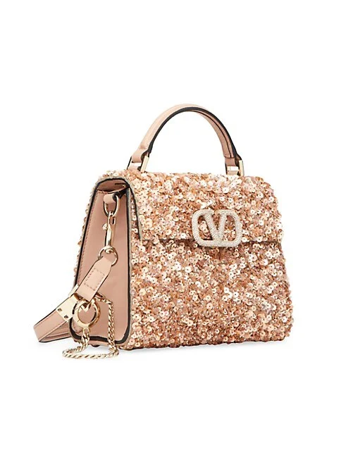 Valentino Garavani Mini Vsling Embroidered Handbag