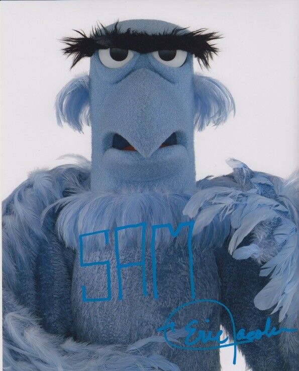 Eric Jacobson (SAM Muppets) signed 8x10 Photo Poster painting