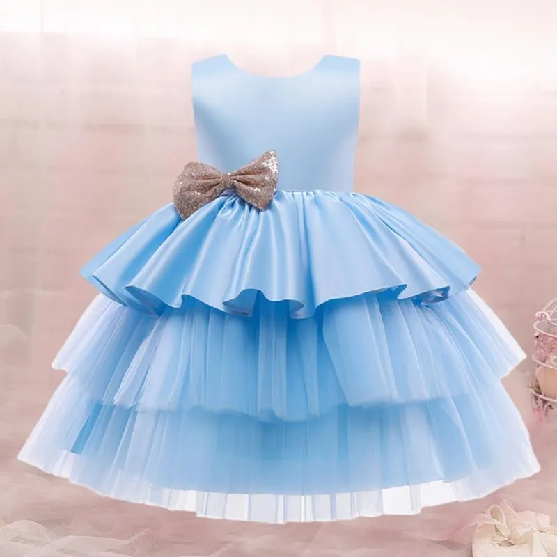 Newborn Baby Girls Dresses For Toddler Kids 1 2 Year Birthday Christening Princess Tutu Costume Infant 1st Baptism Party Clothes
