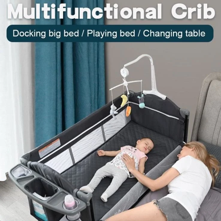 Brotish® OmniCrib - The 3-in-1 Foldable Crib and Bedside Bassinet