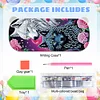 (US Local)Wolf Pattern DIY Diamond Pencil Case Pens Brushes Accessories Travel Pencil Box