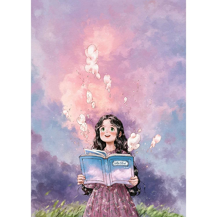 Forest Girl - Printed Cross Stitch 11CT 40*56CM
