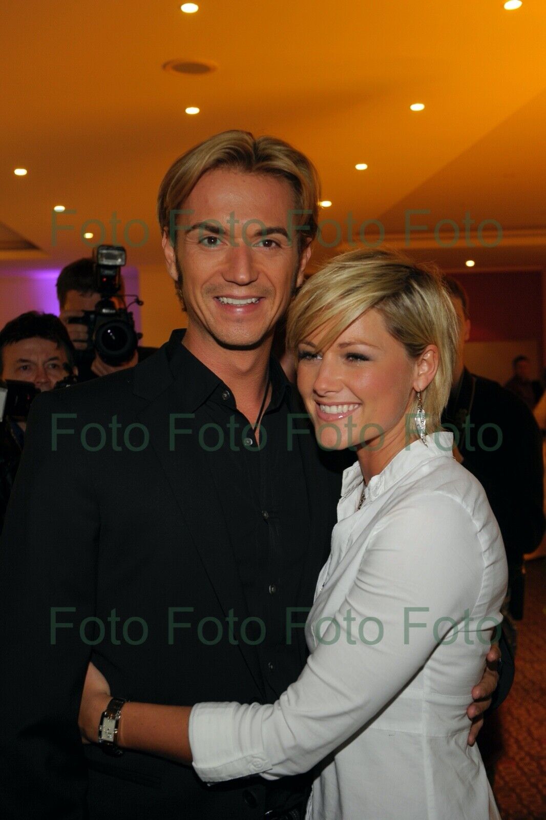 Helene Fischer - Florian Silbereisen Photo Poster painting 20 X 30 CM Without Autograph (Be-64