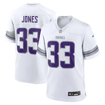 Men's  Aaron Jones White Minnesota Vikings Alternate Game Player Jersey