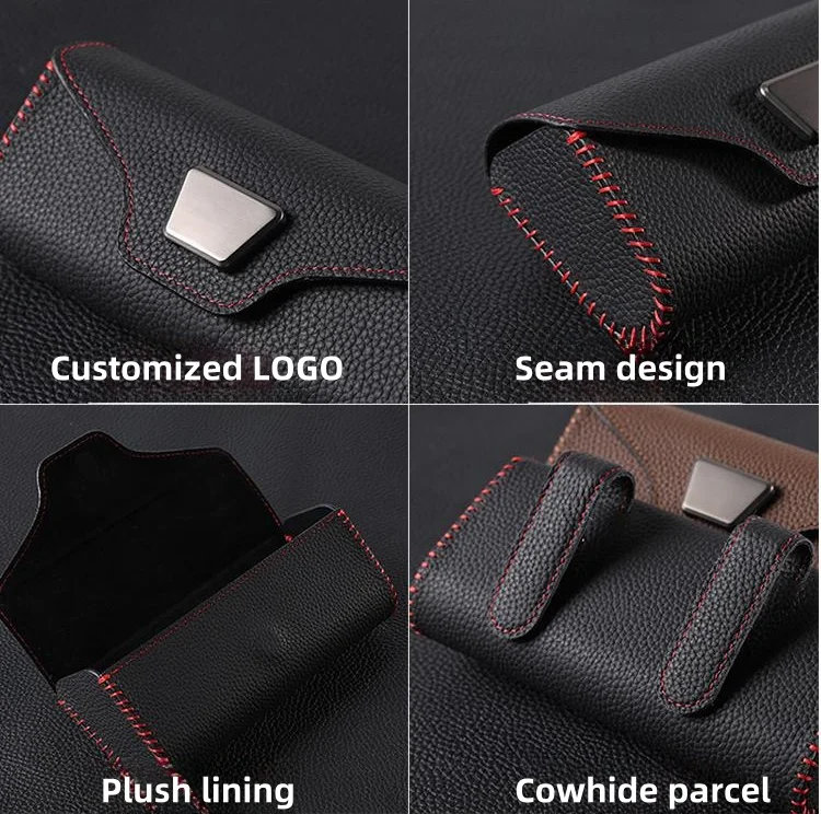 New Suede Car Multifunctional Glasses Case