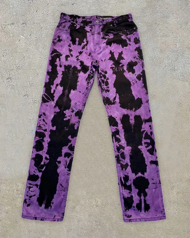Men's abstract printed trousers-02
