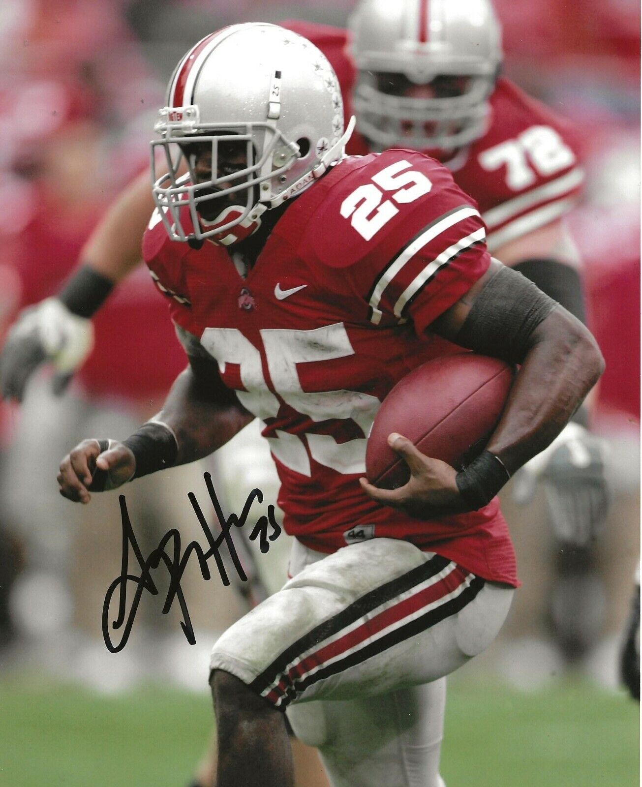 Antonio Pittman signed OSU Ohio State Buckeyes 8x10 Photo Poster painting autographed 3