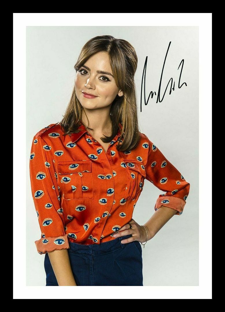 Jenna Louise Coleman Autograph Signed & Framed Photo Poster painting 2