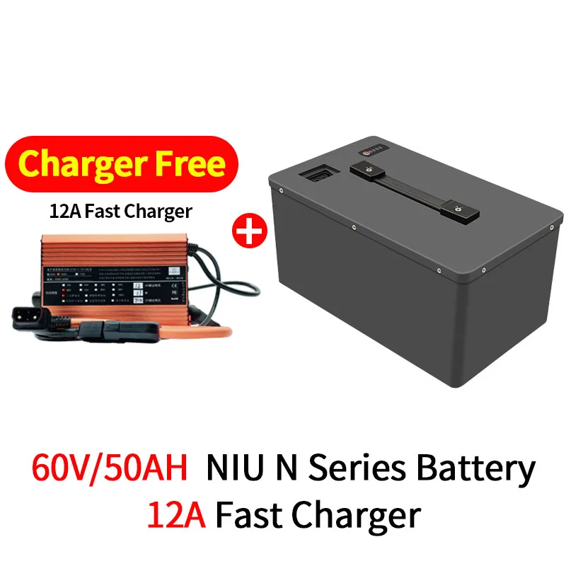 For NIU N1 N1S NQi NQis NGT U+ UQi+ M+ MQi+ Large Capacity Lithium Battery Speed-up Controller Fast Charger Free Ant BMS