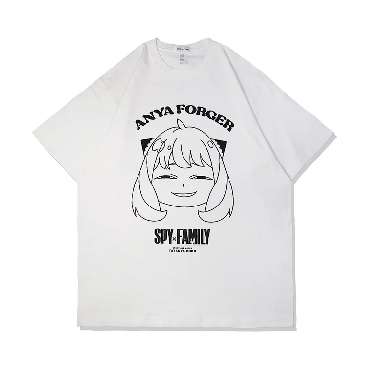 Pure Cotton Spy×Family Anya Forger Graphic T-shirt  weebmemes