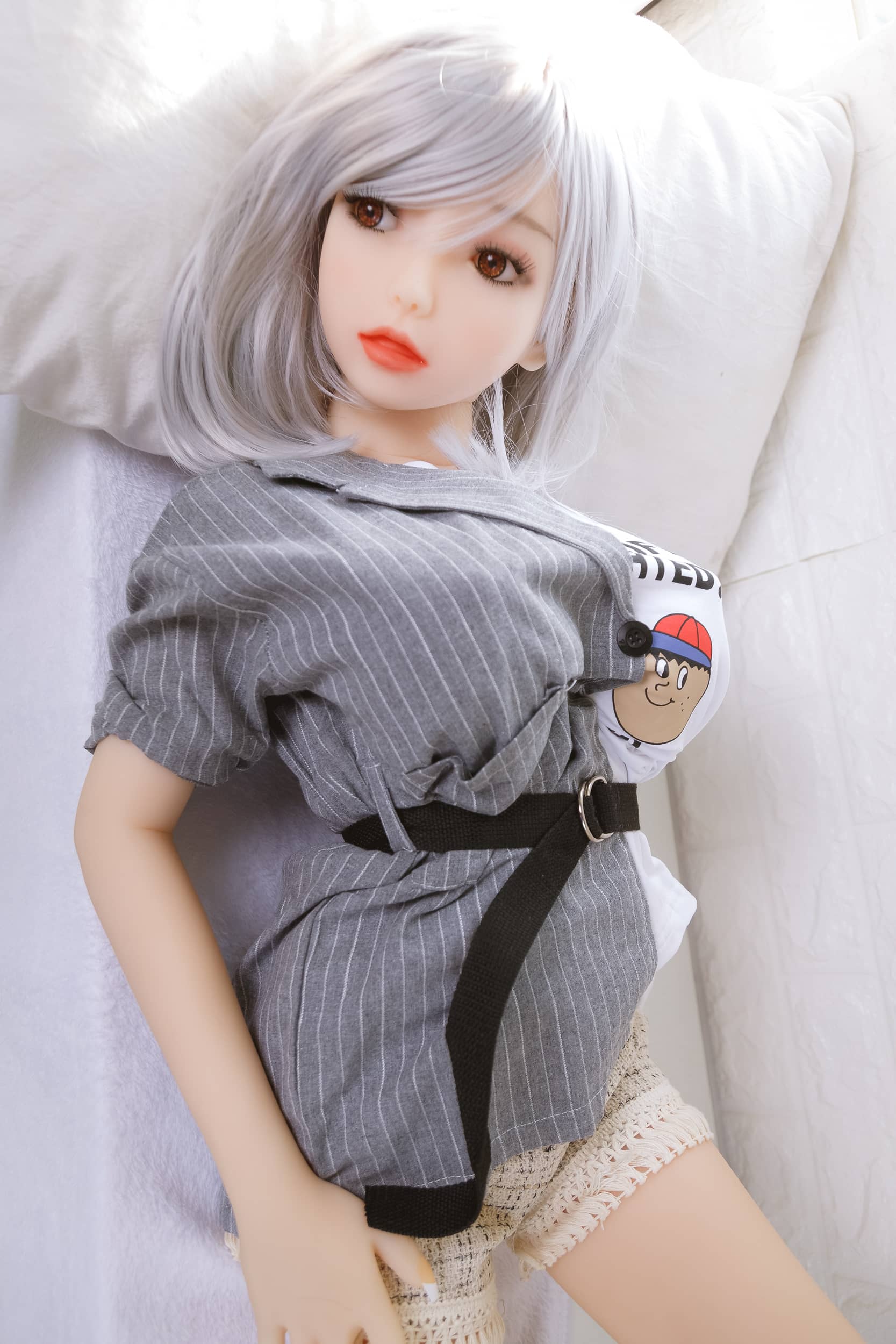 Small Love Doll Aibei Doll 125cm (4.10')  TPE Large Breast #94 - Savannah (NO.023) Aibei Doll Littlelovedoll