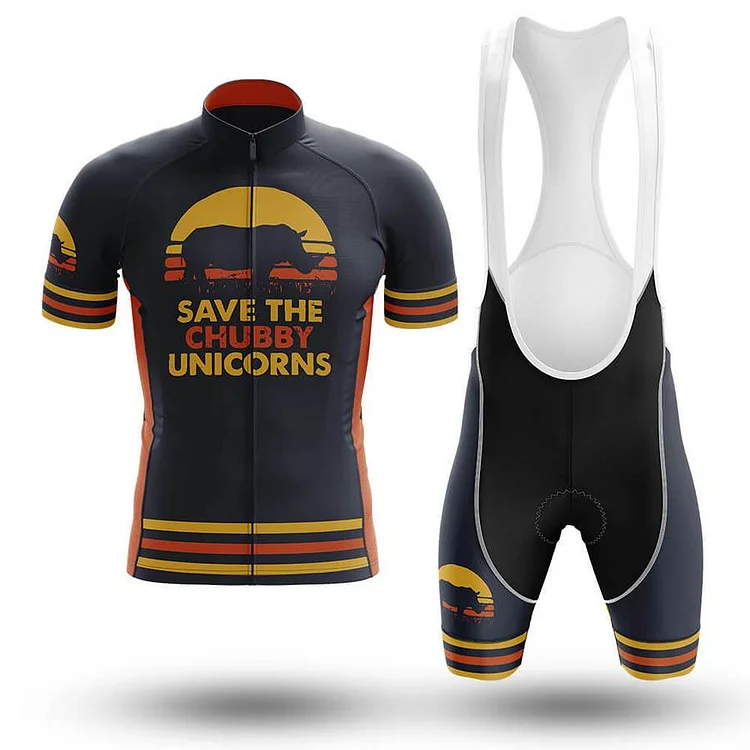 The Chubby Unicorns Men's Short Sleeve Cycling Kit