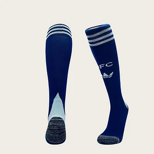 2024/2025 Arsenal's second away game with royal blue football socks
