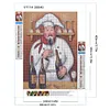 >SALE<5D DIY Full Round Drill Diamond Painting Chef Kit Home Decor Art Craft 30x40cm