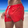 Gioiacombo&trade; Pantaloncini da spiaggia con lettere in tinta unita moda uomo nuovi