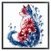 Blue And White Porcelain Cat-11CT Stamped Cross Stitch 40*40cm tapestrymarket