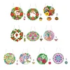 5D DIY Diamond Painting Wreath Kit Special Shape Drill Rhinestone Garland Craft