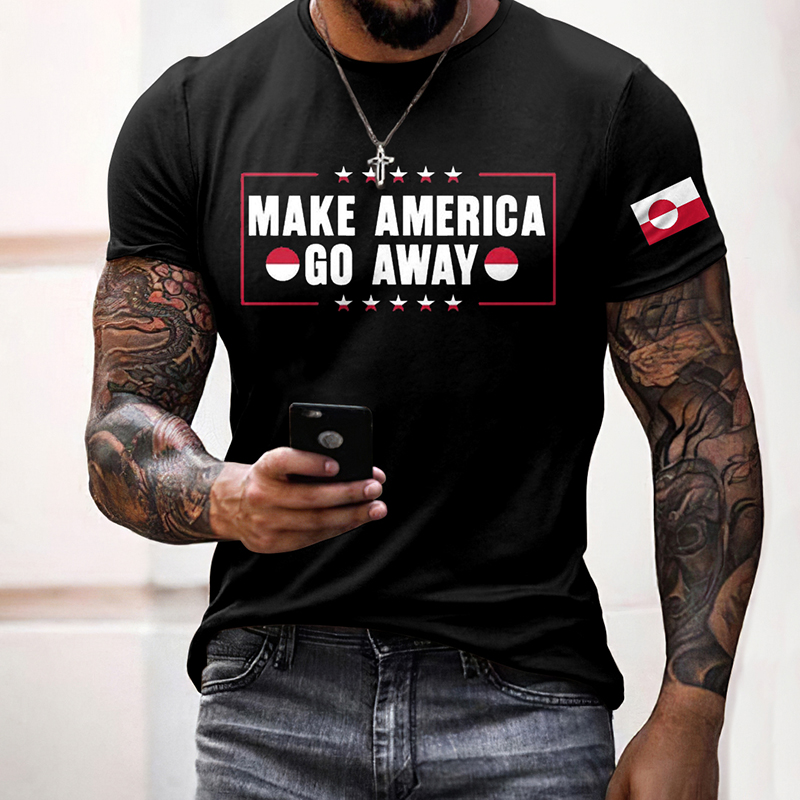 Greenland Print Men's Short-sleeve T-shirt artswardrobe