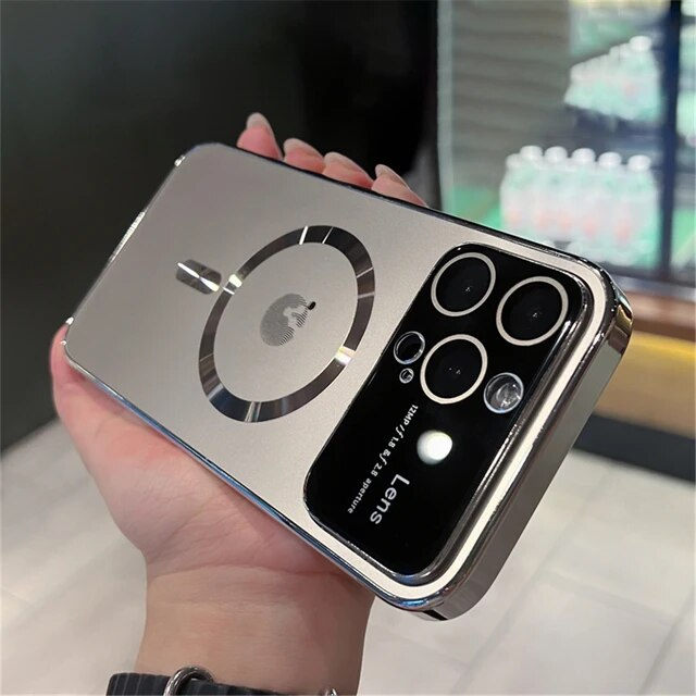 Frosted Magnetic Wireless Charging Protective Case