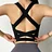 Xinyulin High Impact Sports Bra Red Yoga Bras Women Shockproof Push Up Brassiere Spots Top Crop Underwear Fitness Gym Shirt Sportswear
