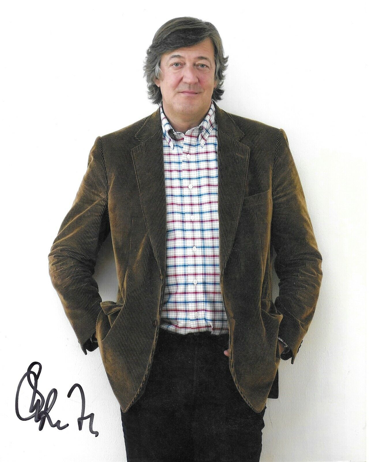 Stephen Fry autograph - signed Photo Poster painting (Mark on Photo Poster painting)