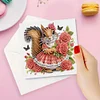 6Pcs Valentines Day Diamond Painting Greeting Card