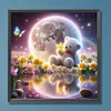 Diamond Painting -DIY Round Drill Moonlight Bear