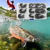 200pcs Fishing Catfish Hooks High Carbon Steel Saltwater Octopus Fishing Hooks