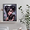 Diamond Painting-DIY Full Round Drill Cute Pet Girl