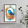 uk.everydayedeals (Limited Stock)Diamond Painting - Full Round - Bluebird on Flowers(40*60cm)