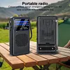FM AM SW Radio with LED Flashlight Pocket Radio Portable Radio for Home/Outdoor