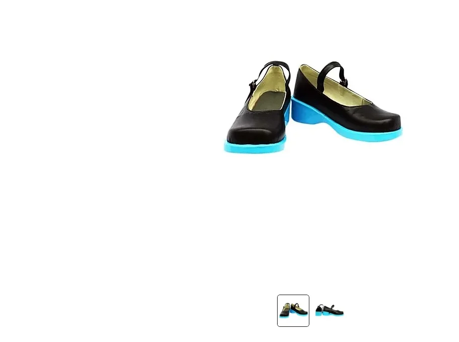 Vocaloid Miku Black Cosplay Shoes
