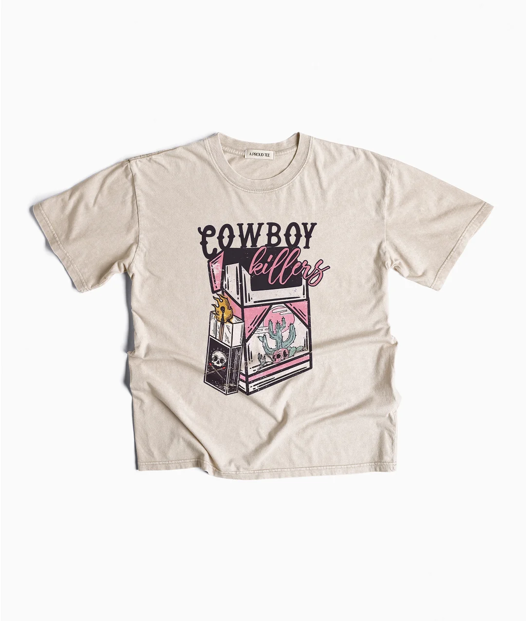 Cowboy Killer Western Acid Wash T-shirt