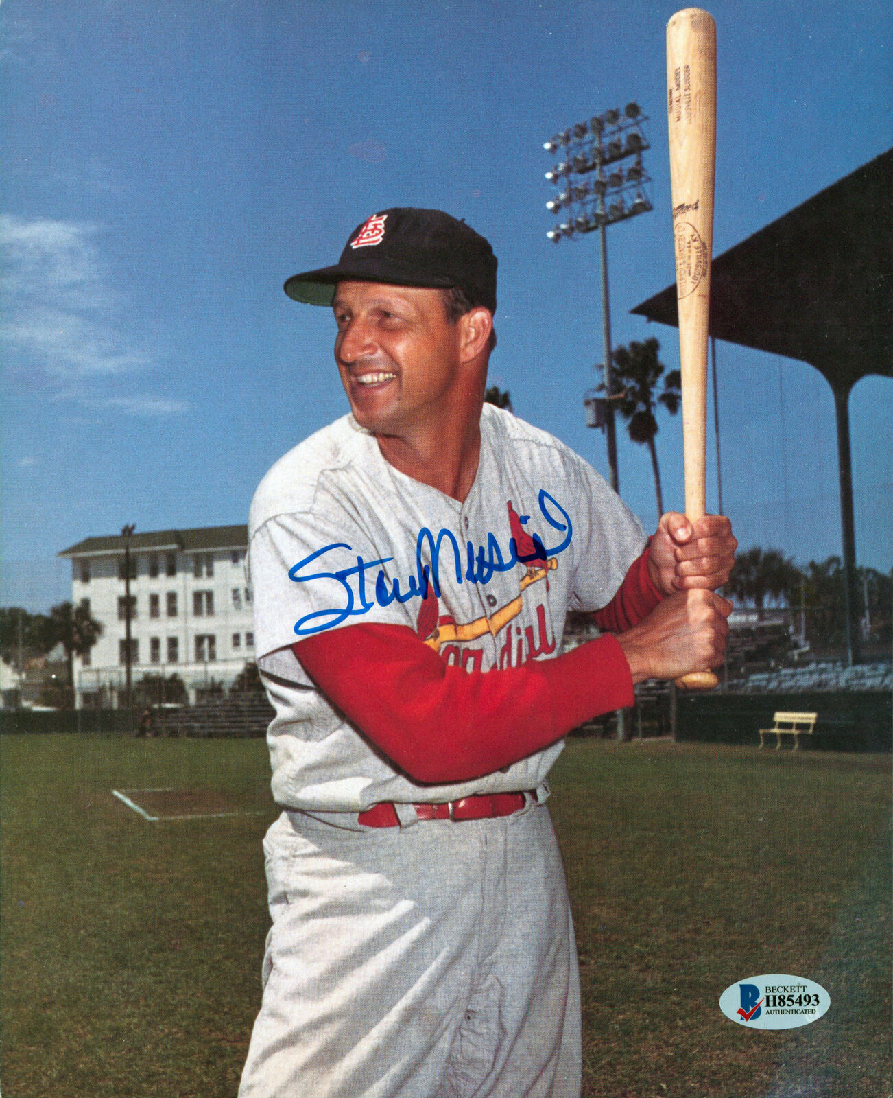 Cardinals Stan Musial Authentic Signed 8x10 Photo Poster painting Autographed BAS #H85493