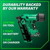 Metabo HPT 18V MultiVolt Cordless 21&deg; Framing Nailer Kit, 3-1/2" Plastic Strip Framing Cordless Nailer, Power Tool with 4.0Ah Lithium Ion Battery, Drives 2" to 3-1/2" Nails, NR1890DRA
