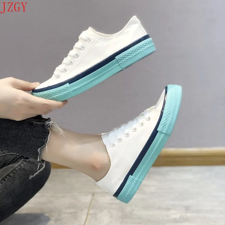 Graduation Gifts  2022 New Fashion Women's Shoes Summer Spring Mix Colors Low Top Girls Sneakers All Matching Candy Colors Fashion Casual Shoes