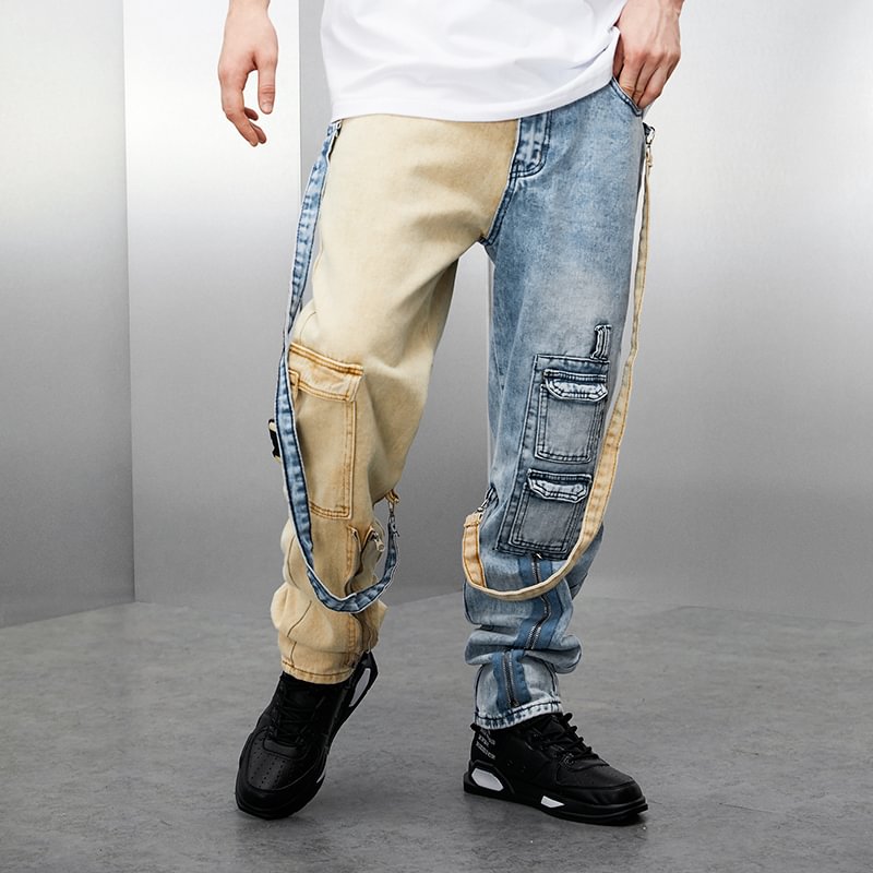 Clashing Denim Jeans