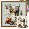 (Multi-Style) Halloween Magic Drinks-14CT Stamped Cross Stitch 50*50cm/19.69*19.69in
