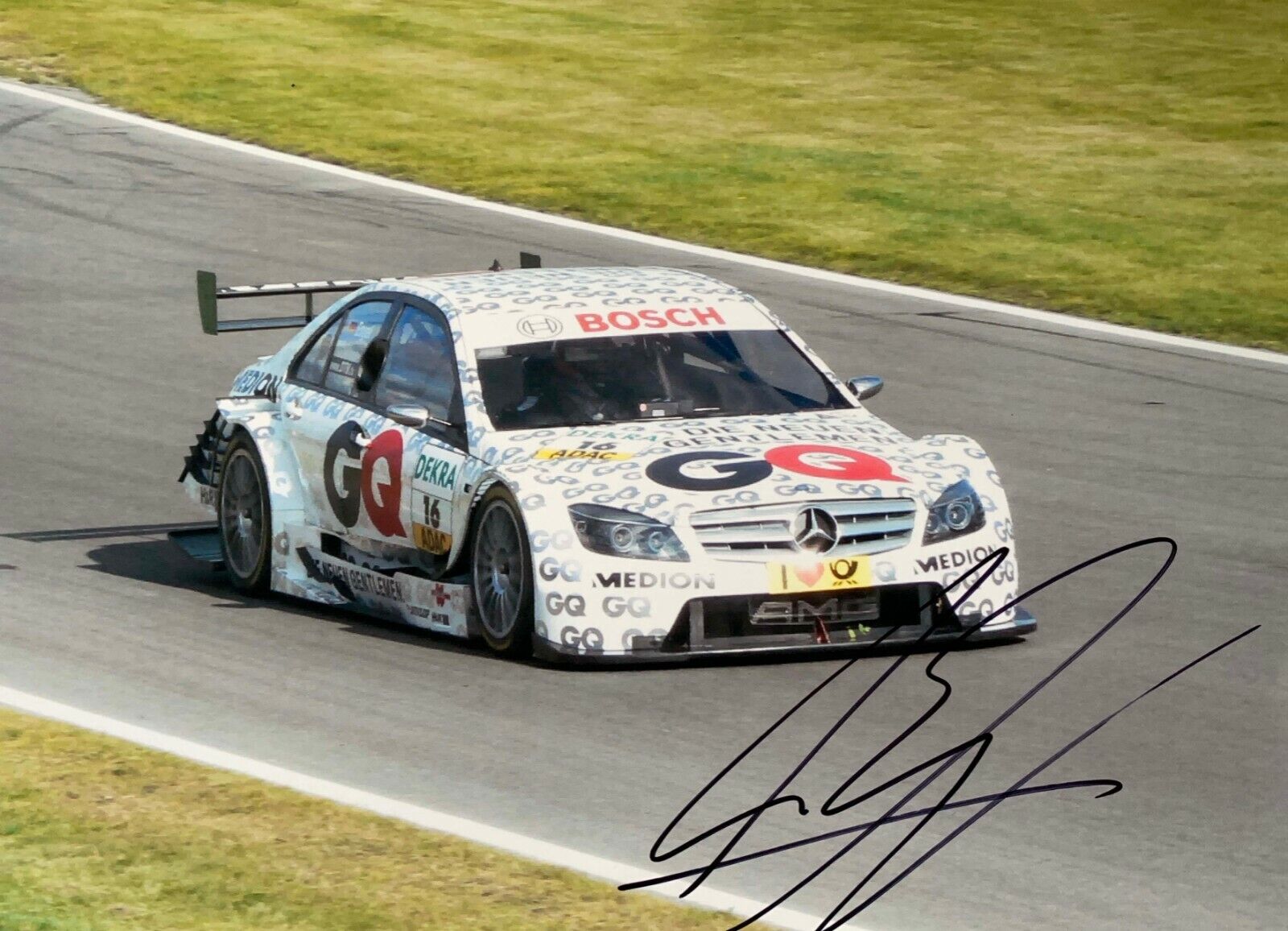 Maro Engel AMG Mercedes C Class DTM Hand Signed Autograph Venturi Formula E