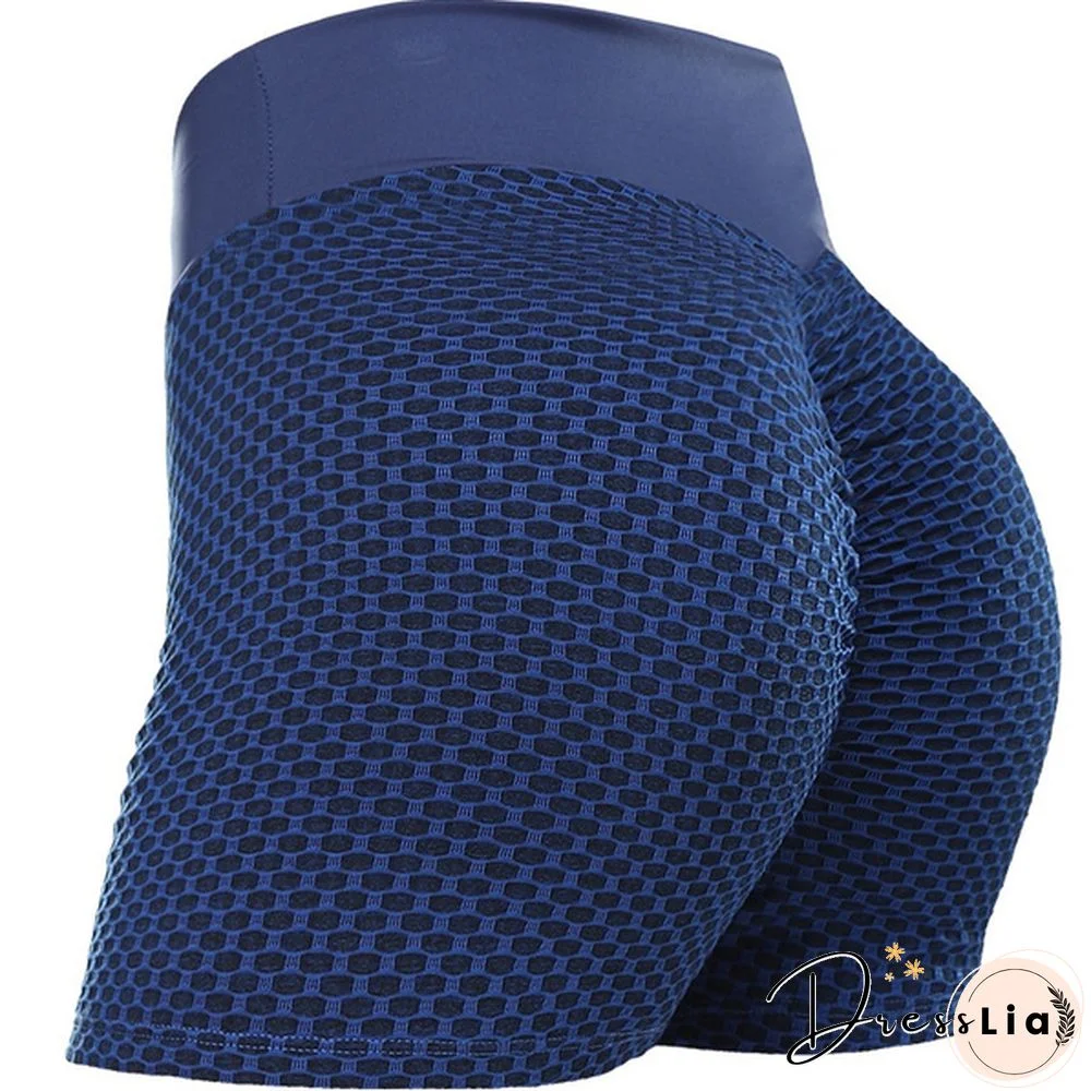 Workout Fitness Shorts Seamless Yoga Shorts Women High Waist Female Clothing Push Up Short Elasticity Breathable