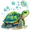 Turtle - 18CT Stamped Cross Stitch 20*20cm/7.87*7.87in