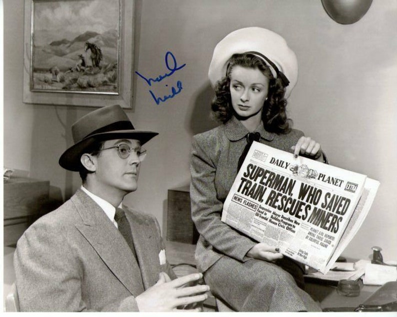 Noel neill signed autographed the adventures of superman lois lane Photo Poster painting