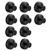 2/4/6/8/10PCS Suction Cup Hooks Stainless Steel Loofah Towel Coat Bath Robe Hook