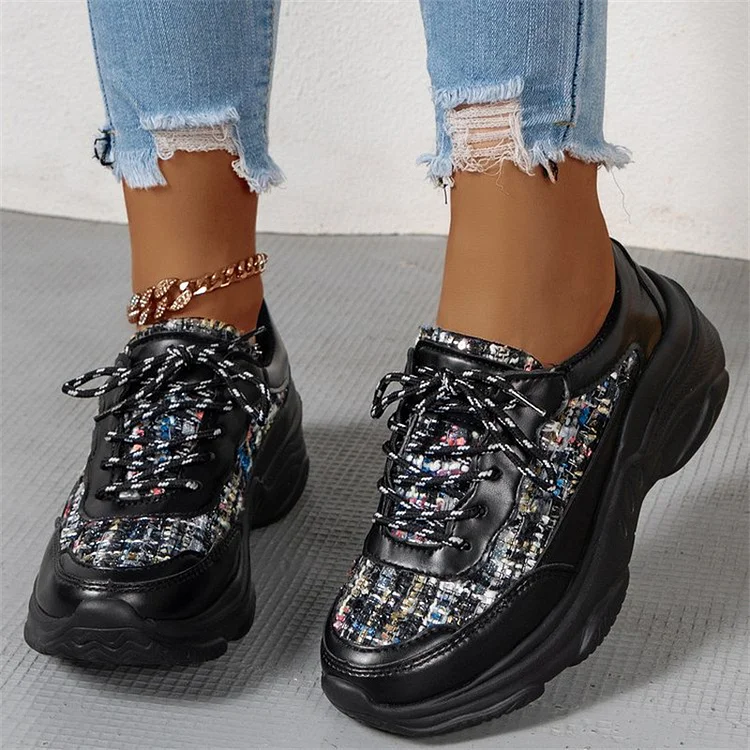 New Thick Bottom Sneakers Mesh Casual Shoes Breathable 1688 Stunahome.com