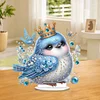 Diamond Painting Single-Side Bird Butterfly Desktop Art Kit for Home Decor