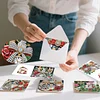 6PCS DIY Diamond Art Greeting Cards Xmas Atmosphere Congratulations Cards & Gift