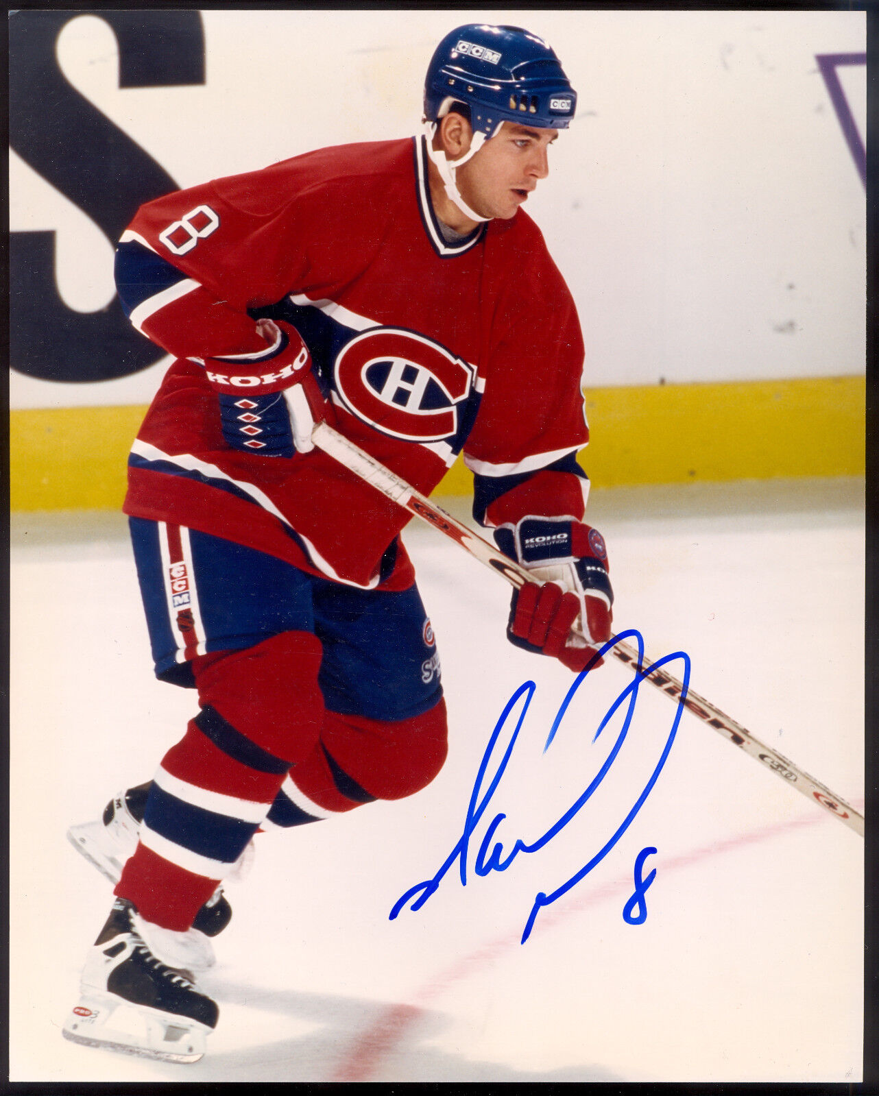 Mark Recchi Autograph Signed on Montreal Canadien 8x10 Official NHL Photo Poster painting NM